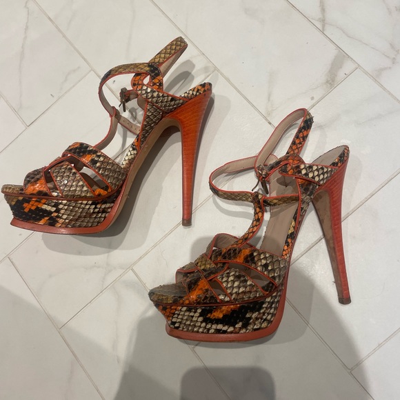 YSL snake skin high heels authentic - Picture 5 of 7